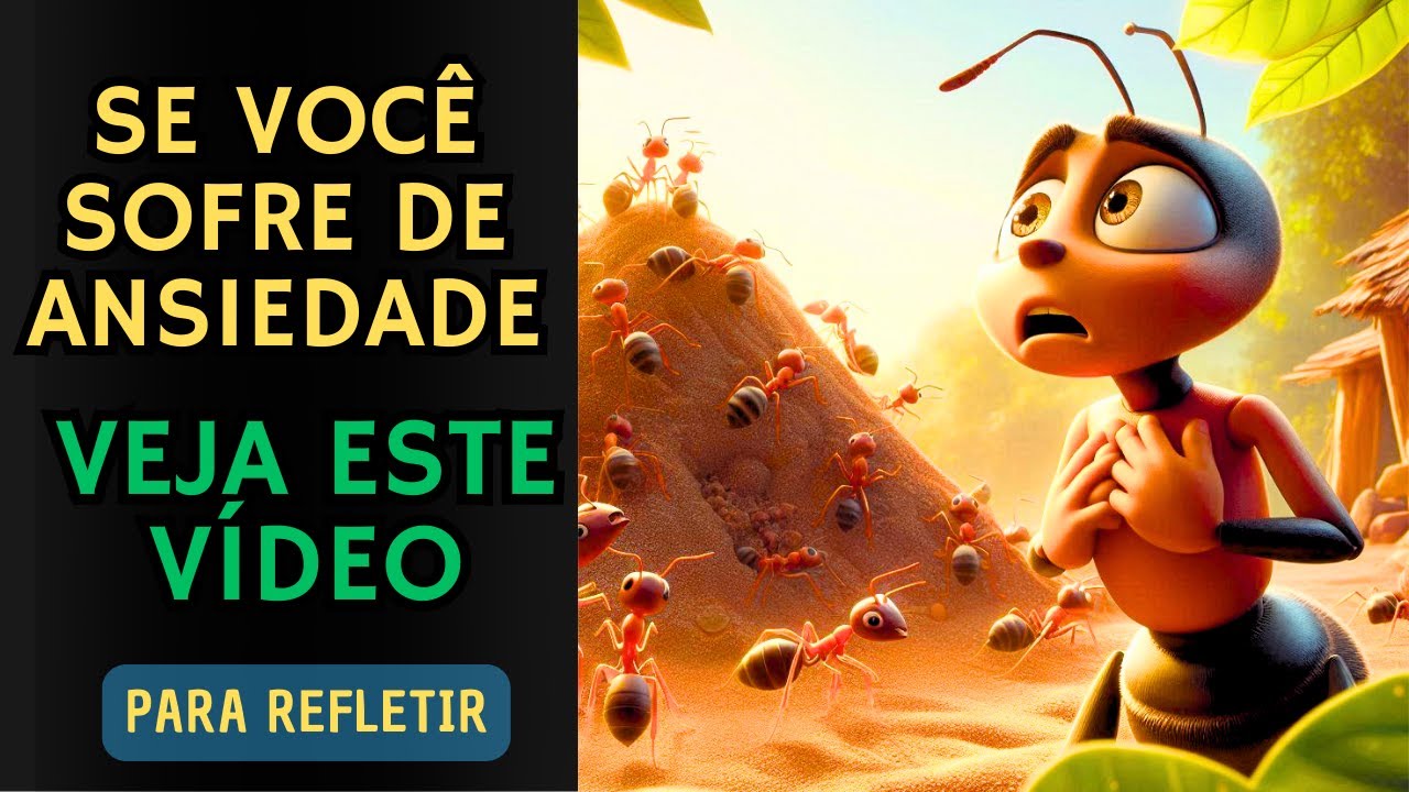 NÃO ANDEIS ANSIOSOS POR COISA ALGUMA – A FORMIGA QUE SOFRIA DE ANSIEDADE