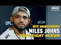 UFC Vancouver: Miles Johns Discusses Decision Win Over Cole Smith, Fortis MMA's Recent Success, More