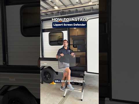 How to Install Lippert Screen Defender #rvtips #howto #rvupgrades #screendoor #install #rvlife