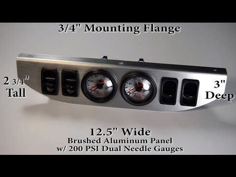 EZ Air Ride - FBSS Analog Dual Gauge Control Panel