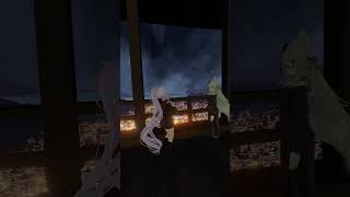 灯りが照らす｢ツクヨミの街｣ #超かぐや姫 #CosmicPrincessKaguya #netflix  #VRSNS #vrchat