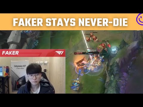 Faker stays never-die | Faker Streams Moments | T1 Stream Moments
