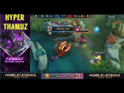 THAMUZ HYPER BUILD 2022 | TOP GLOBAL THAMUZ BEST BUILD - MLBB