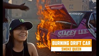 Spinning Car Burst In Flames - Rhythm & Smoke