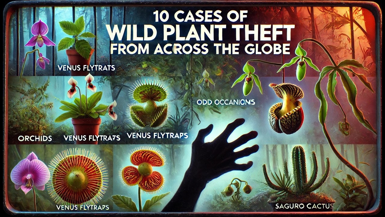 10 Cases Of Wild Plant Theft From Across The Globe |Odd Occasions