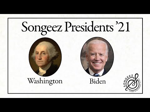 New for 2021: Songeez Presidents Song - Washington thru Biden - Memorize Presidents 1-46