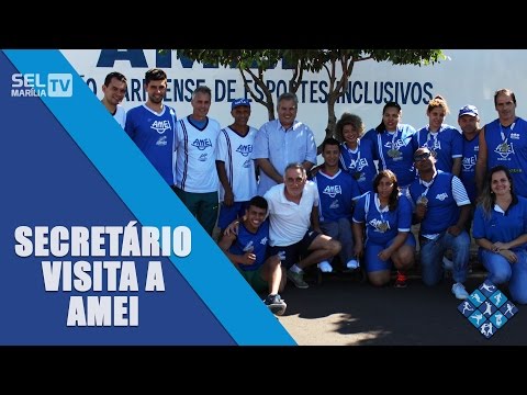 SEL MARÍLIA TV - Secretário Eduardo Nascimento visita a Amei -