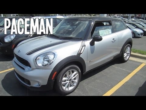 2013 MINI COOPER S PACEMAN REVIEW START UP ENGINE INTERIOR