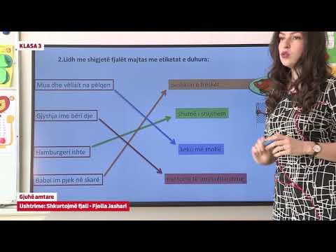 e Mesimi Klasa 3 - 3686 Gjuhë amtare - Ushtrime - Shkurtojmë fjali