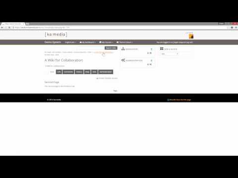 Moodle 2.6. - all Users - Wiki - basic usage