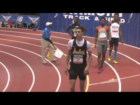 Boys 60m Hurdles Prelim Heat 2 - New Balance Nationals Indoor 2014