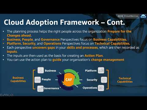 AWS-Cloud Practitioner Course- 055-Section 9- CAF: Cloud Adoption Framework