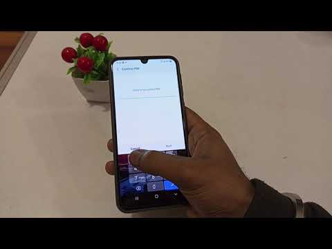 how to change pin password in samsung galaxy F22