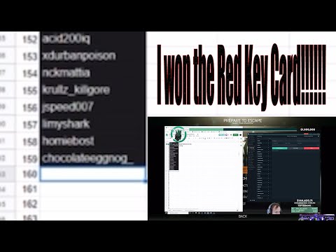 I WON A RED KEYCARD! THANK YOU PESTILY! - Escape From Tarkov