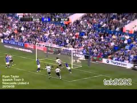 Newcastle united 09/10 all the goals part 1