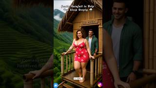 🌧️ ASMR Rain in Bamboo Hut | Peaceful Countryside Ambience for Sleep and Relaxation #asmrrain #sorts