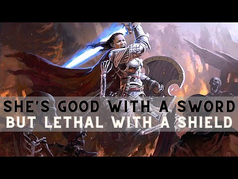 Pathfinder: WoTR- Party Member Seelah Sword & Board Build