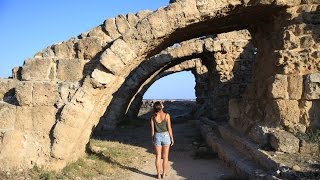 North Cyprus ROAD TRIP! Olive Oil factory, Famagusta, Salamis Ruins - YouTube