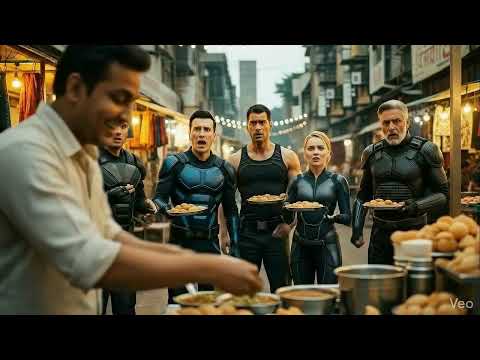 Foreign Superheroes try unhygienic Street Food and avoid hygienic street food vendor. But Why !?