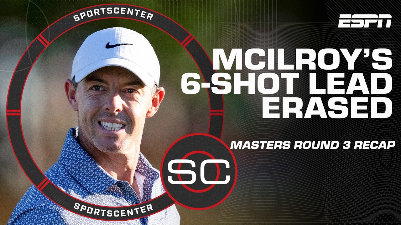 Masters Round 3 REACTION ⛳️ Cameron Young & Rory McIlroy tied heading into final day | SportsCenter