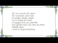 Glen Phillips - Simple Lyrics