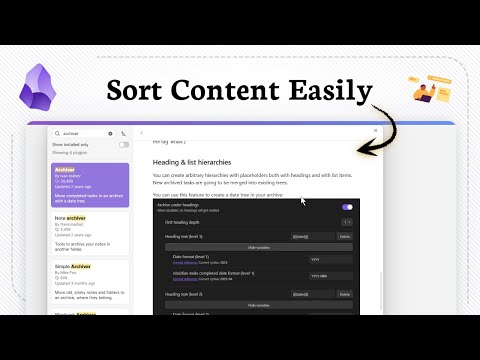 How to install archiver plugin in obsidian