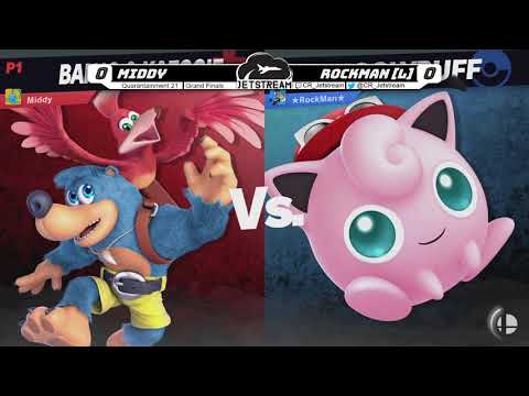 Quarantainment 21 Grand Finals - Middy (Random) Vs. Rockman [L] (Random) Smash Ultimate - SSBU