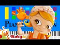 Poppy Flowers BabyTV Slow EASY Medium 4K Piano Tutorial