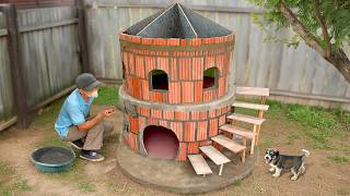 Build dreamy dog house with mini garden for your dogs