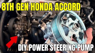 2008-2012 Honda Accord 2.4L Power Steering Pump Replacement (Step-By-Step)