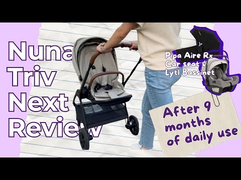 Nuna Triv Next stroller full review | Nuna Pipa Aire Rx car seat and Lytl Bassinet review