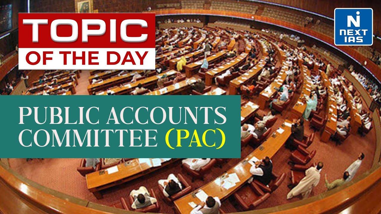 Video lecture explaining the Public Accounts Committee role and functions in Indian Polity