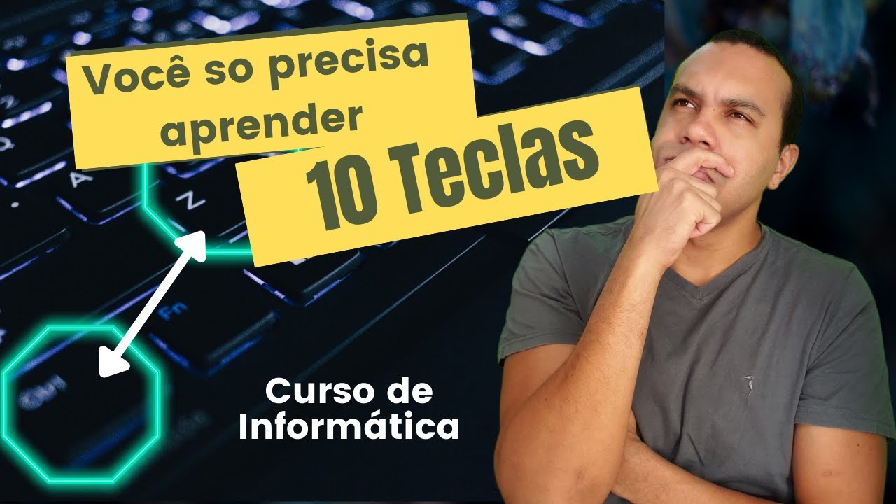 CURSO DE INFORMÁTICA 2024 | DOMINE O TECLADO DO COMPUTADOR | Parte 1