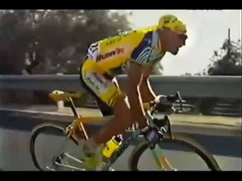 Scatto di Pantani sulla Cipressa, Milano - Sanremo 1999
