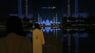 Arabian night in Abu Dhabi ✨ #abudhabi #uae #arabiannights #sheikhzayedmosque