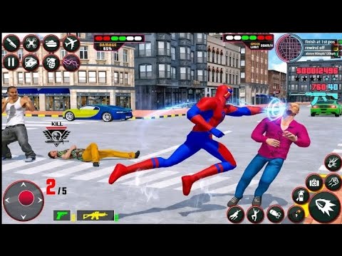 ||SPEED HERO FLYING SPIDER HERO GAME || START MISSIONS || 