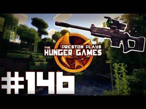 Minecraft Hunger Games: INCREDIBLE SNIPE! - w/Preston & Friends! #146