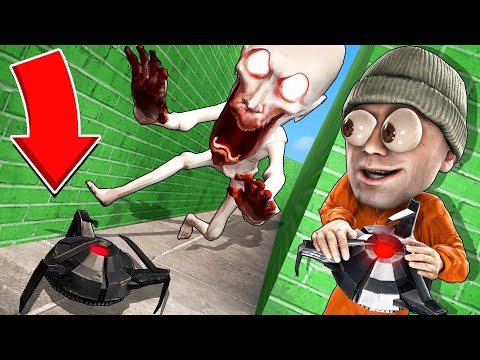МИНА ЛОВУШКА VS SCP 096 В ЛАБИРИНТЕ! SCP В ЛАБИРИНТЕ! (СКРОМНИК)