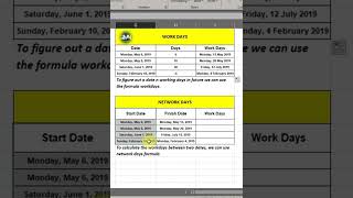 📅 Excel Date Magic: Predict Future Dates & Count Workdays! 🚀 #viral #viralvideo #excel #shortcuts