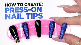 How to Create Press-On Nails Using Full Cover Tips