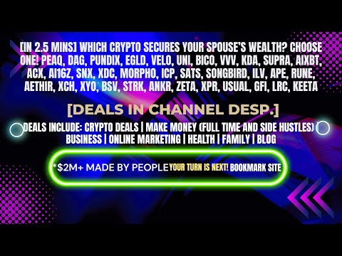 [In 2.5 mins] PEAQ, DAG, PUNDIX, EGLD, VELO, UNI, BICO, VVV, KDA, SUPRA, & Others [Deals In Desp.]