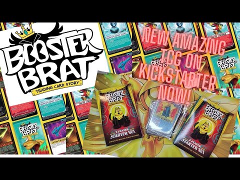 Booster Brat TCG 2-Player Starter Set unboxing & some special surprises from the creator!