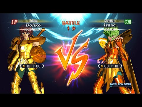 Dohko (Libra Gold Cloth) vs Isaac (Kraken Scale) - Saint Seiya: Brave Soldiers