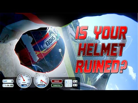 Is YOUR Helmet Ruined? | Sportbike Track Gear