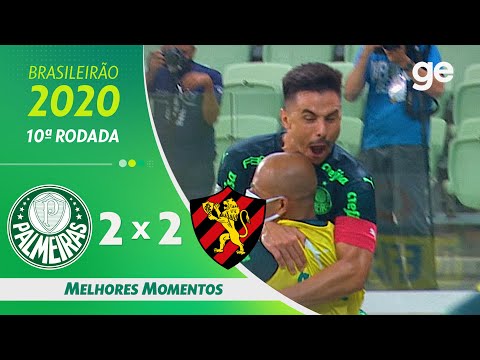 Gols e lances de Palmeiras x Sport