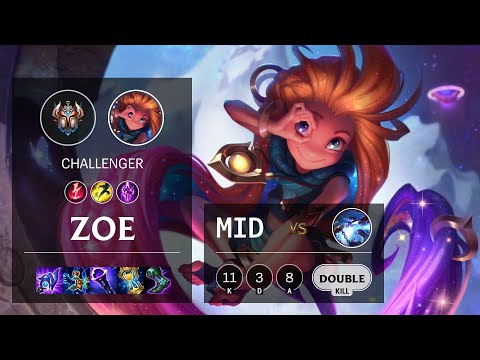 Zoe Mid vs Xerath - BR Challenger Patch 11.17
