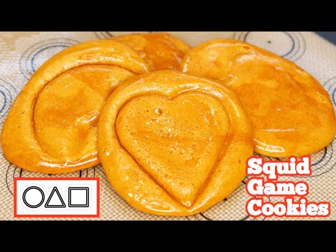 Squid Game Cookies Recipe | Squid Game Kekse selber machen | Dalgona Candy Recipe