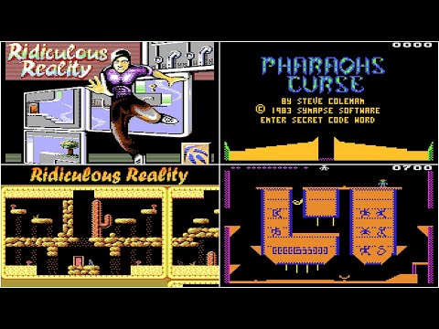 Borsuk Retro Gry TV: ATARI XL/XE - RIDICULOUS REALITY (2 Endings) + PHARAOH'S CURSE Longplay