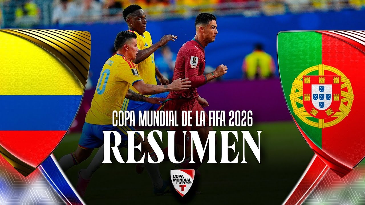 Resumen Colombia vs Portugal