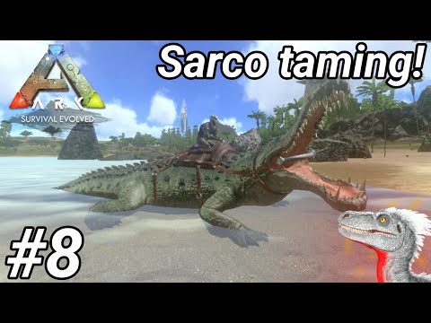 Sarco tame and exploration! | Season 1 EP8 | Ark Survival Evolved Mobile